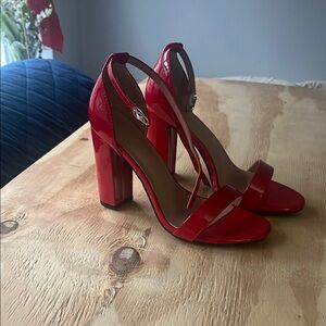 Red Patent Leather Women's Heels